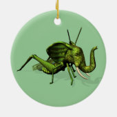 Elephant Grasshopper Crossbreed Keramik Ornament (Hinten)