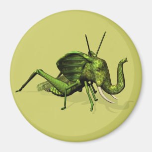 Elephant Grasshopper Crossbreed Magnet