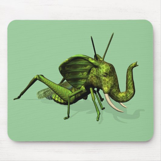 Elephant Grasshopper Crossbreed Mousepad (Vorne)