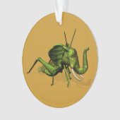 Elephant Grasshopper Crossbreed Ornament (Vorderseite)