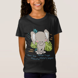 Elephant - Großes Tier - Bildung T-Shirt