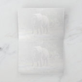 Elephant Grußkarte Karte (Innenseite)