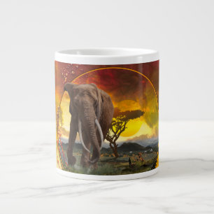 Elephant Guardian "The Bonds that Krawatte" Jumbo-Tasse
