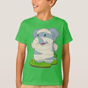 Elephant Halloween Mummy T-Shirt