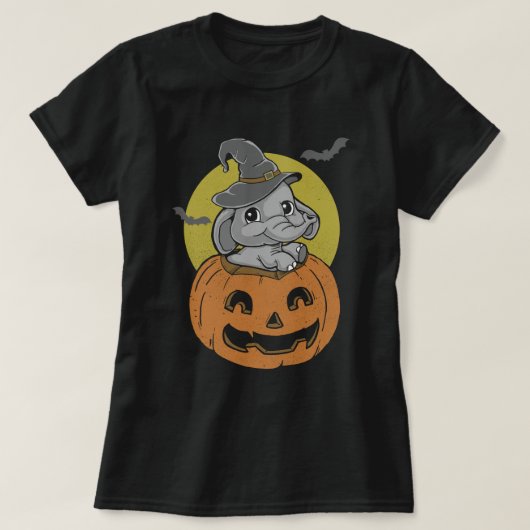 Elephant Halloween T-Shirt (Design vorne)