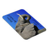 Elephant Happy Birthday Funny Age ist Irr Elephant Magnet (Rechte Seite)