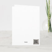 Elephant Happy Birthday Karte (Rückseite)