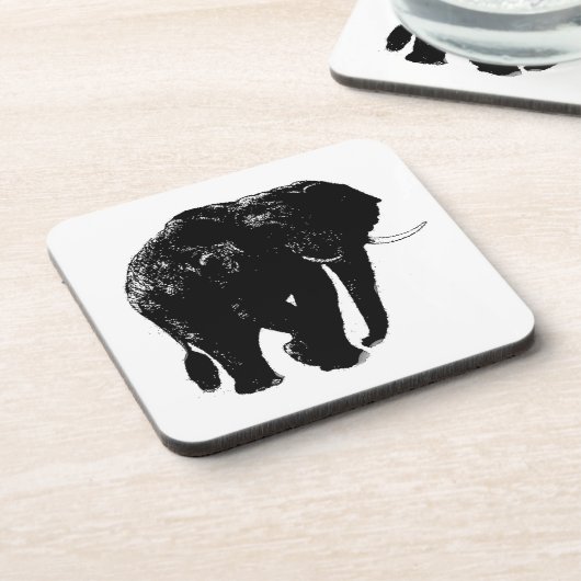 Elephant Hard Plastic Untersetzer (Linke Seite)