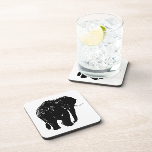 Elephant Hard Plastic Untersetzer (Rechte Seite)