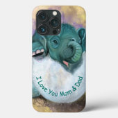 Elephant Hatching Funny iPhone Case - Benutzerdefi (Rückseite)