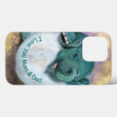 Elephant Hatching Funny iPhone Case - Benutzerdefi (Rückseite (Horizontal))