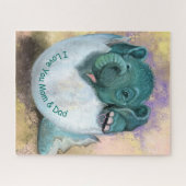 Elephant Hatching Puzzle - I Liebe You MAMA & VATE (Horizontal)