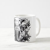 Elephant Head auf einem Coffee Tasse Collectors Se (VorderseiteRechts)