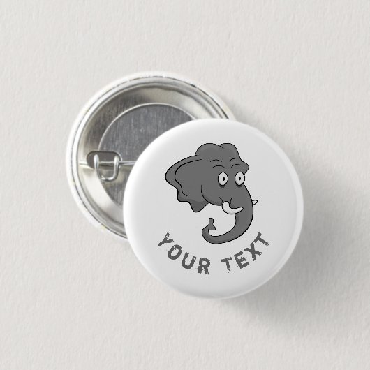 Elephant Head Button (Vorne & Hinten)