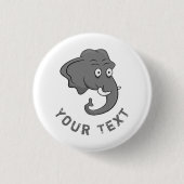 Elephant Head Button (Vorderseite)