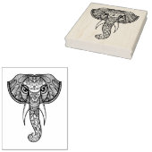 Elephant Head Doodle Gummistempel (Stempel)