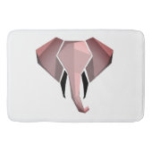 Elephant Head mit einfachen Formen Geometrien Badematte (Vorderseite)