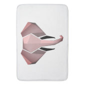 Elephant Head mit einfachen Formen Geometrien Badematte (Vorderseite Vertikal)