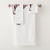 Elephant Head mit einfachen Formen Geometrien Badhandtuch Set (Insitu)