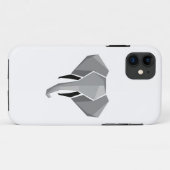 Elephant Head mit einfachen Formen Geometrien Case-Mate iPhone Hülle (Rückseite (Horizontal))