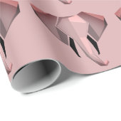 Elephant Head mit einfachen Formen Geometrien Geschenkpapier (Rolleneckpunkt)
