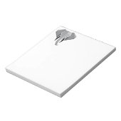 Elephant Head mit einfachen Formen Geometrien Notizblock (Rotiert)