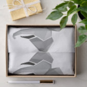 Elephant Head mit einfachen Formen Geometrien Seidenpapier (Geschenk)