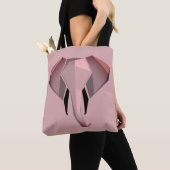 Elephant Head mit einfachen Formen Geometrien Tasche (Von Nahem)