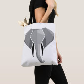 Elephant Head mit einfachen Formen Geometrien Tasche (Von Nahem)