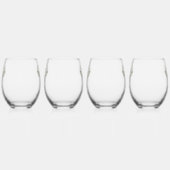 Elephant Head Olive Green personalize Weinglas Ohne Stiel (Links)