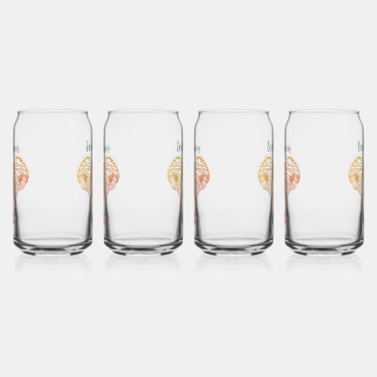 Elephant Head Shades von Citrus Personalisiert Dosenglas (Rechts)