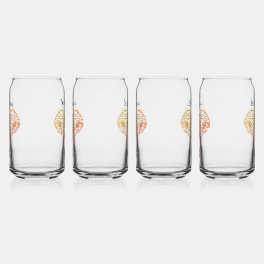 Elephant Head Shades von Citrus Personalisiert Dosenglas (Links)