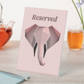 Elephant Head Sockelschild (In Situ)