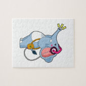 Elephant Headphone Music Puzzle (Horizontal)