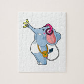 Elephant Headphone Music Puzzle (Vertikal)