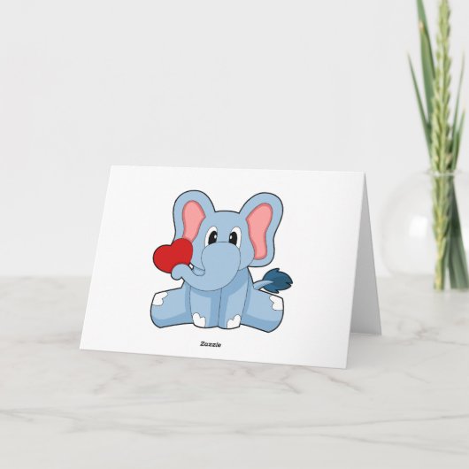 Elephant Heart Karte (Rückseite)