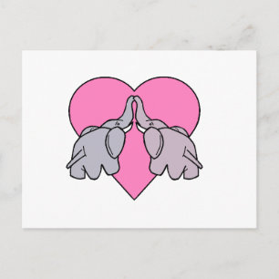 Elephant Heart Postkarte