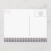 Elephant Heart Vielen Dank Postcard Postkarte (Rückseite)