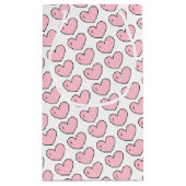 Elephant Hearts Baby Dusche Vielen Dank für Ihre U Kleine Geschenktüte (Rückseite)