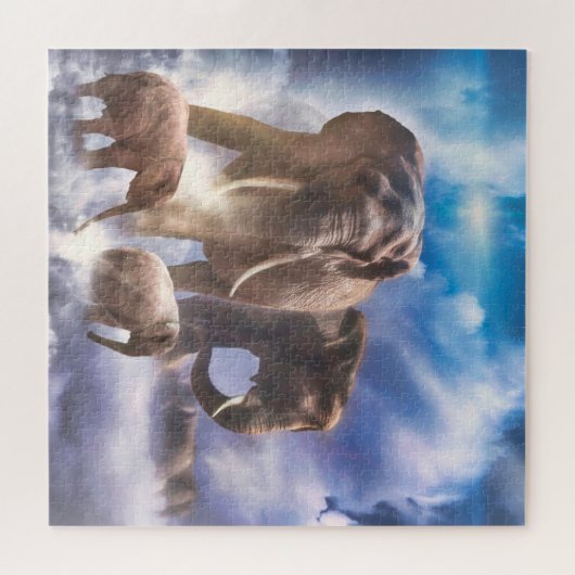 Elephant Heaven Jigsaw Puzzle (Horizontal)