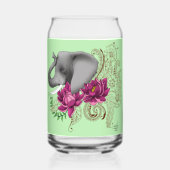Elephant Henna Lotus Blume Dosenglas (Vorderseite)