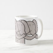 Elephant Herd Kaffeetasse (VorderseiteRechts)