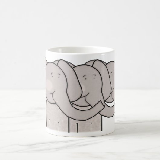 Elephant Herd Kaffeetasse (Mittel)