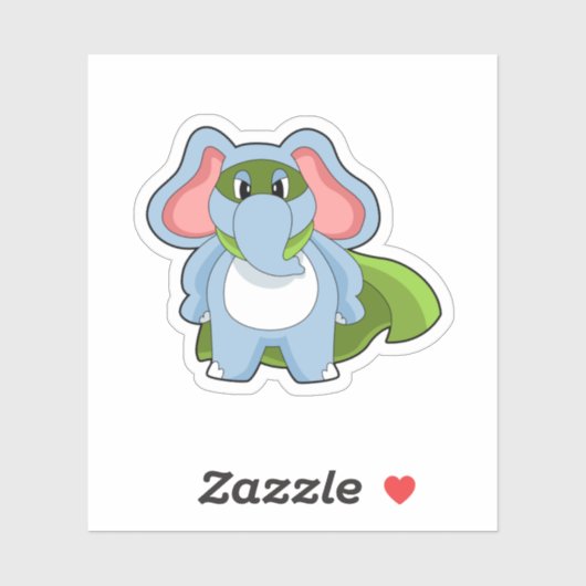 Elephant Hero Aufkleber (Blatt)