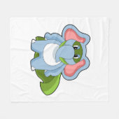 Elephant Hero Fleecedecke (Vorderseite (Horizontal))