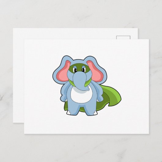Elephant Hero Postkarte (Vorne/Hinten)