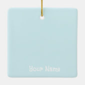 Elephant Hiding Keramikornament (Rückseite)