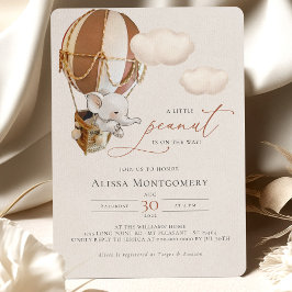 Elephant Hot-Air-Ballon-Einladung Einladung