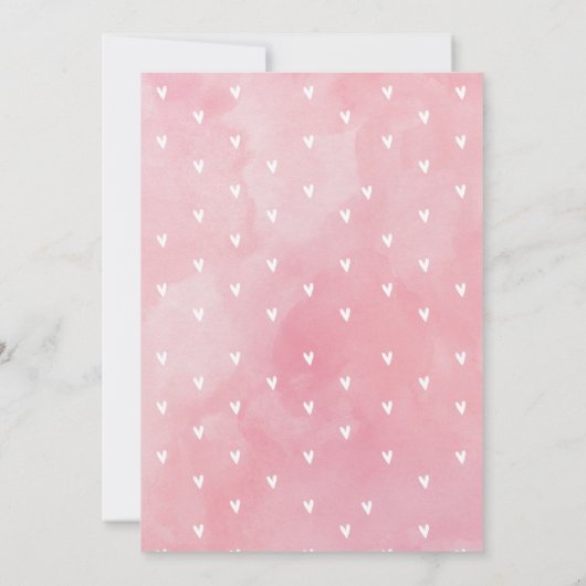 Elephant Hot Air Balloon Baby Shower Bingo Game Einladung (Rückseite)