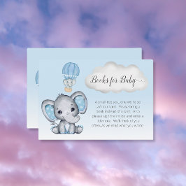 Elephant Hot Air Balloon Bücher für Baby Boy Begleitkarte